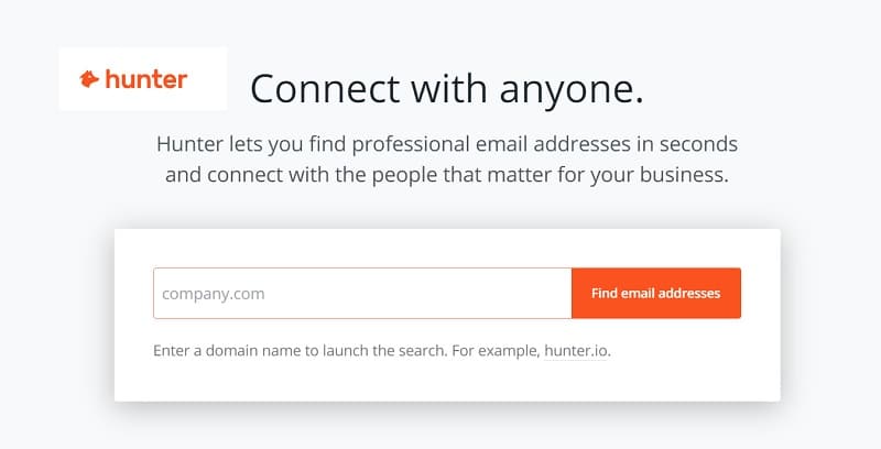 Hunter.io The Most Suitable Outreach Tool To Create A Database of Email Contacts