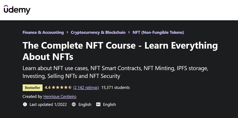 The Complete NFT Course by Henrique Centieiro Best NFT Course for Digital Artists