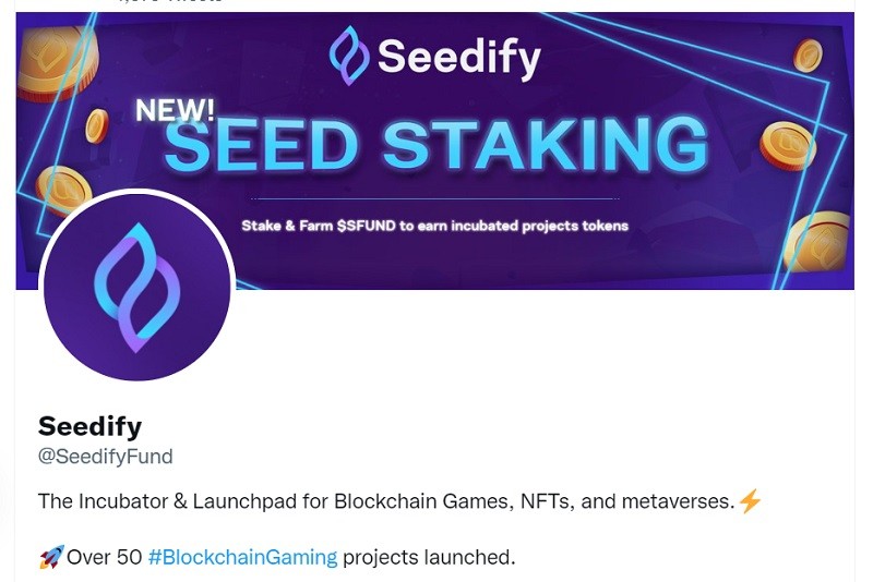 Seedify - A Blockchain Gaming-Focused IGO Launchpad