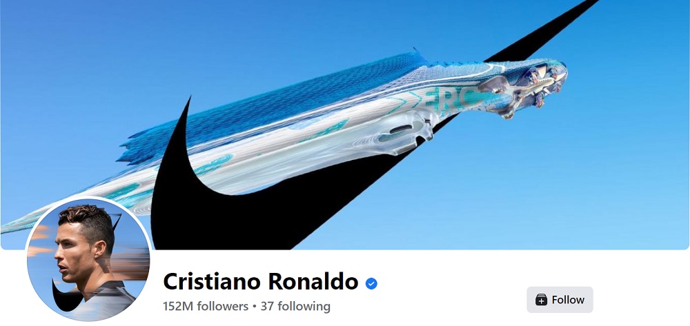 Cristiano Ronaldo - 151 Million Followers On Facebook