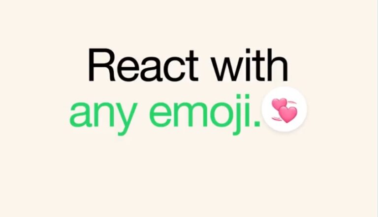 WhatsApp To Support Emoji Reactions For Messages