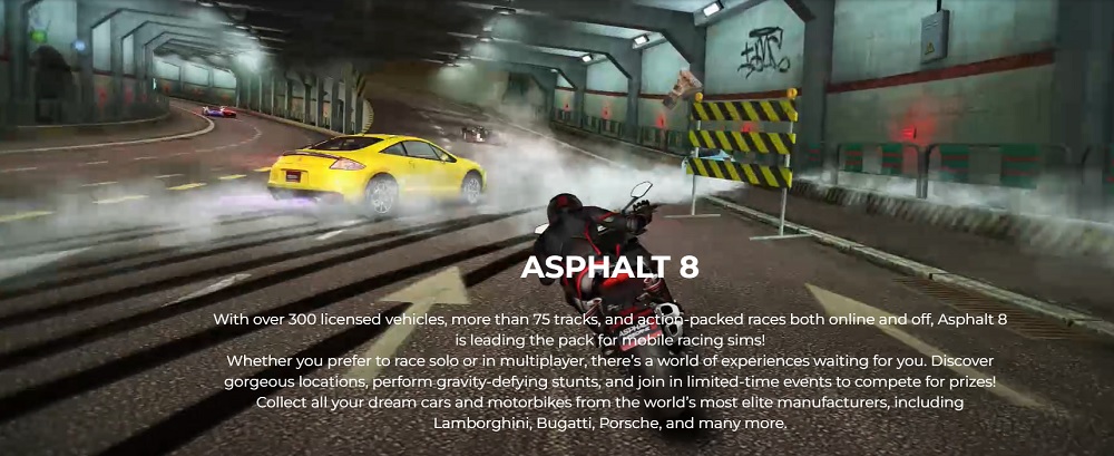 Asphalt 8 Airborne An Intensive Driving Game With A Novel Physics Engine