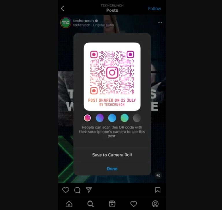 Instagram Introduced QR Codes Feature For Sharing Posts