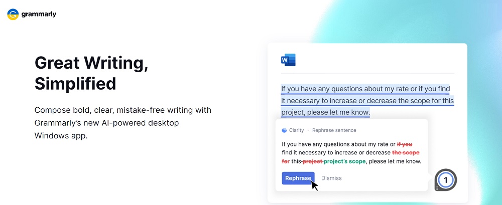 Grammarly Cloud Based Typing Assistant
