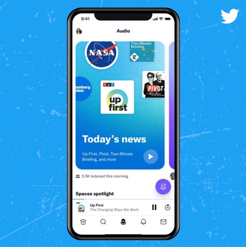 Redesigned Twitter Spaces To Have Podcast Function