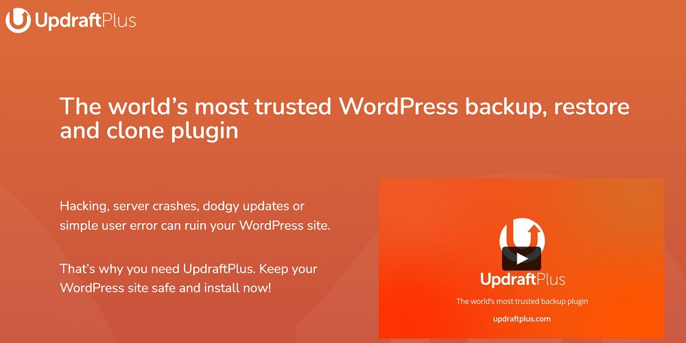 Updraftplus - The Most Trusted And The Top Rated WordPress Backup Plugin