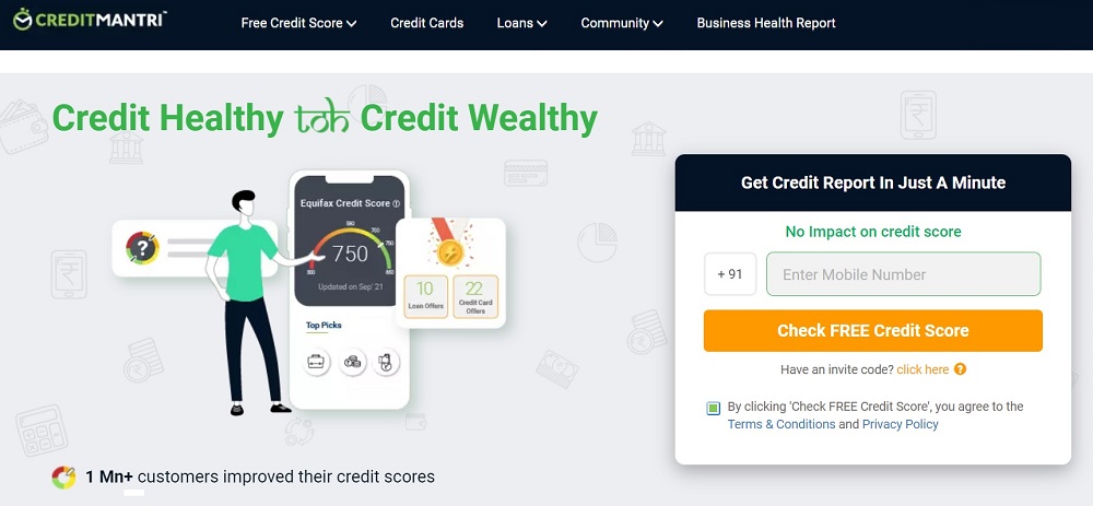 CreditMantri- A Reliable Borrowing Finding App Offering Referral Earnings 2022