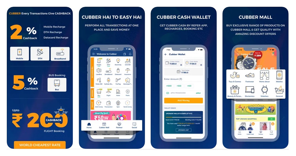 Cubber- Bill Payment App Offering Referral Cashbacks 2022