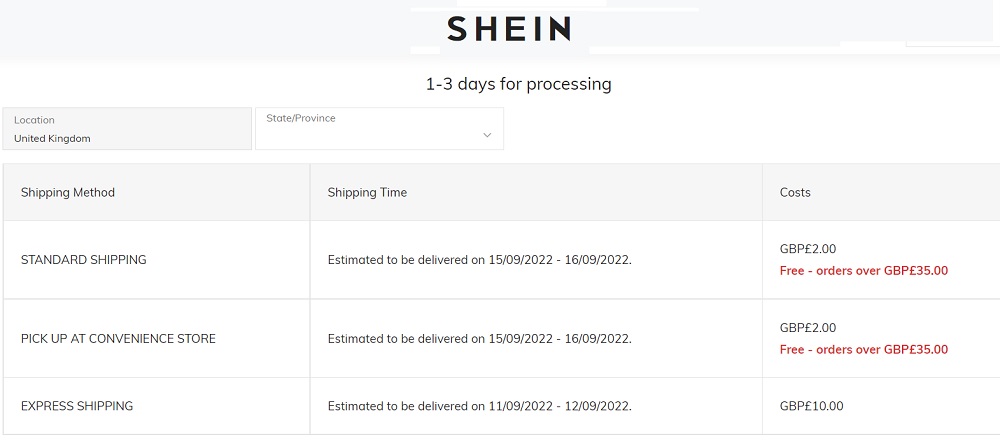 Where Does Shein Clothes Ship From