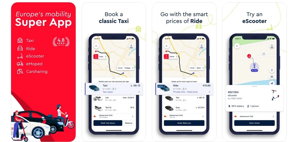 Free Now A Familiar Taxi App In Uk