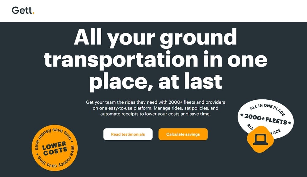 Gett The Carbon Neutral Taxi Booking App