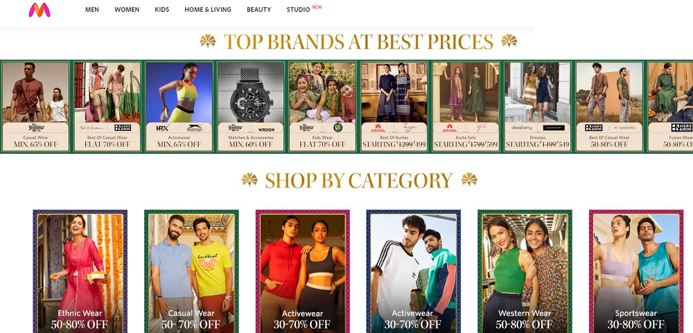 Myntra A Top Online Shopping Website In India With Unique Styles And Try And Buy Option