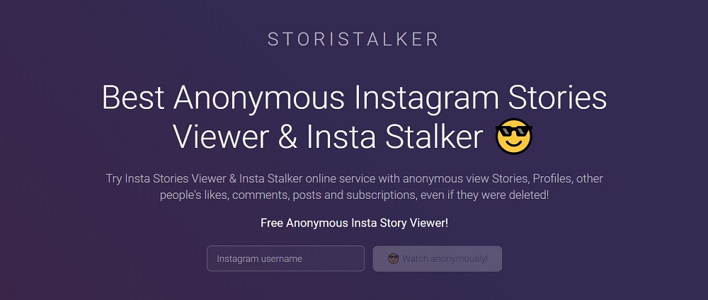Storistalker Free Anonymous Instagram Story Viewers