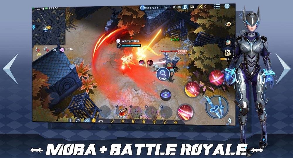 Survival Heroes MOBA Battle Alternatives Like Free Fire