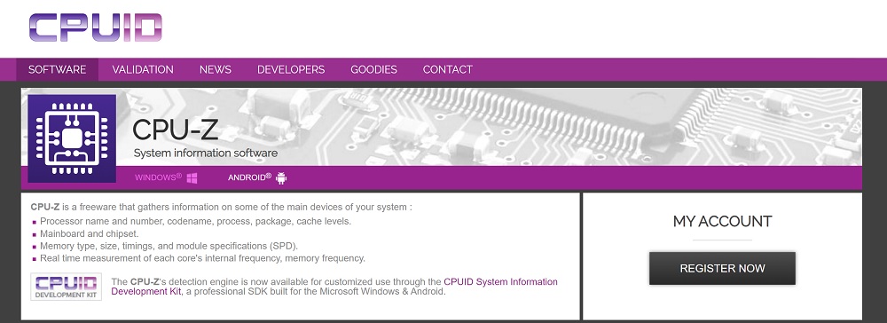 CPU-Z – System Information Software